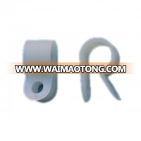 made in china white color good quality full sizes small electric plastic cable clamps